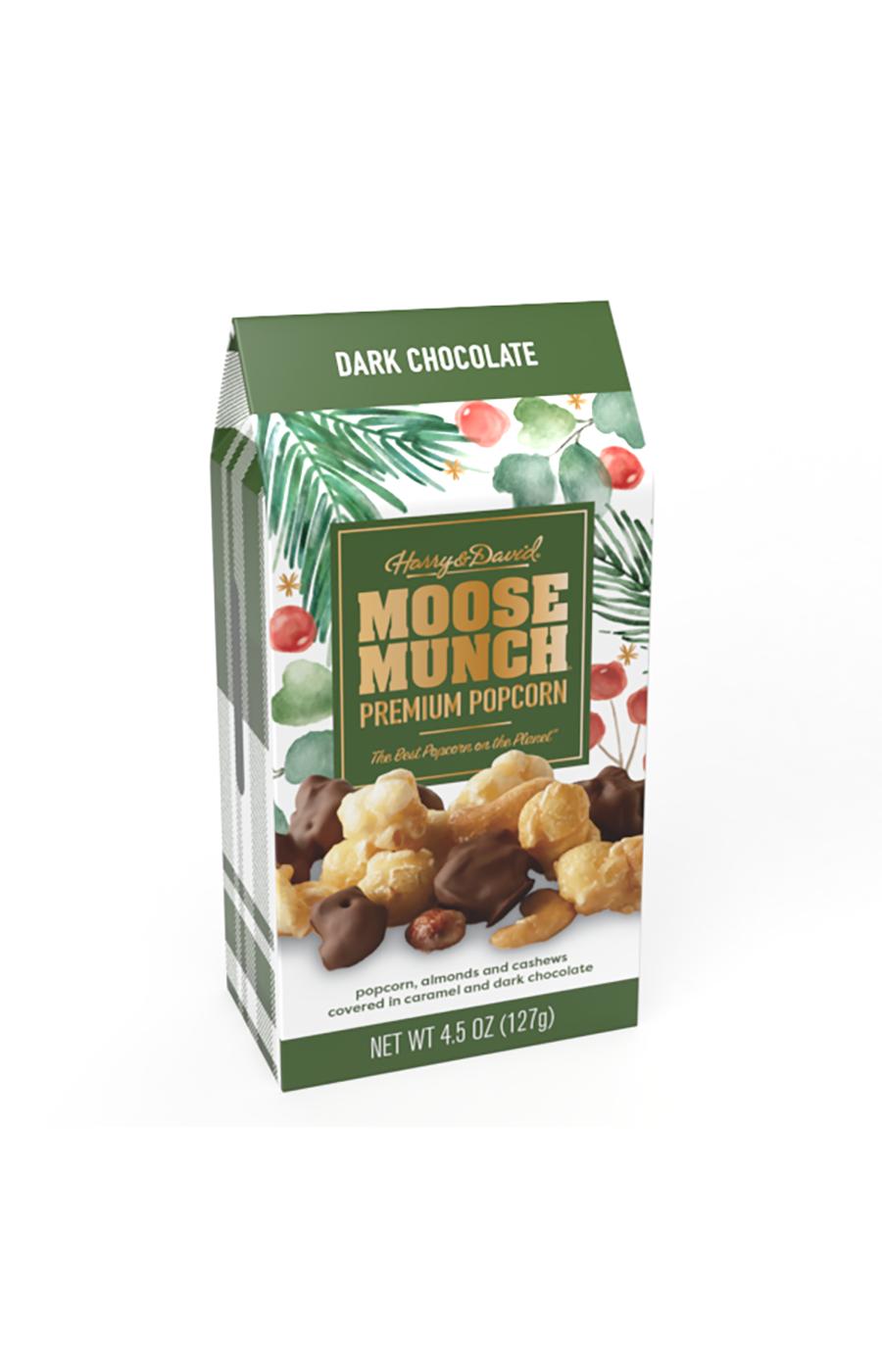 Harry & David Moose Munch Premium Dark Chocolate Christmas Popcorn; image 1 of 2