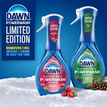 Dawn Platinum Plus Powerwash Frosted Cranberry Dish Spray