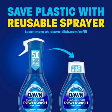 Dawn Platinum Plus Powerwash Frosted Cranberry Dish Spray