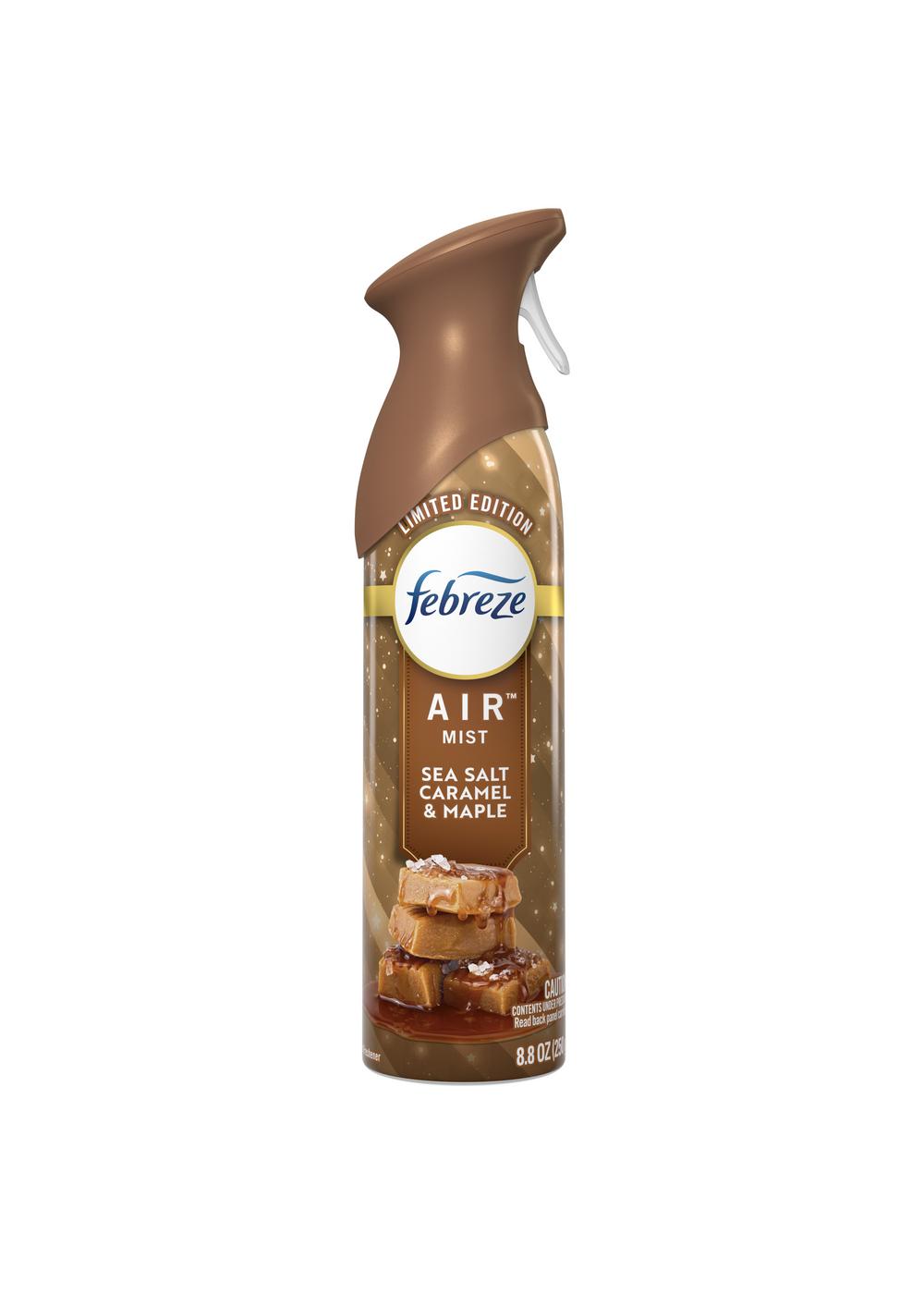 Febreze Air Mist Odor-Fighting Aerosol Air Freshener - Sea Salt Carmel & Maple; image 1 of 2