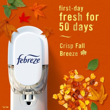 Febreze Odor-Fighting Fade Defy PLUG Air Freshener Oil Refill - Crisp Fall Breeze