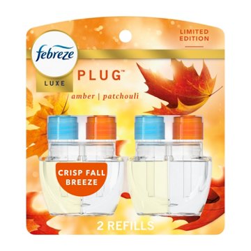 Febreze Odor-Fighting Fade Defy PLUG Air Freshener Oil Refill - Crisp Fall Breeze