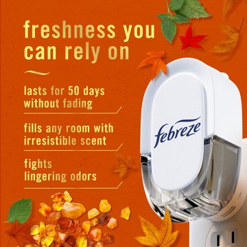 Febreze Odor-Fighting Fade Defy PLUG Air Freshener Oil Refill - Crisp Fall Breeze