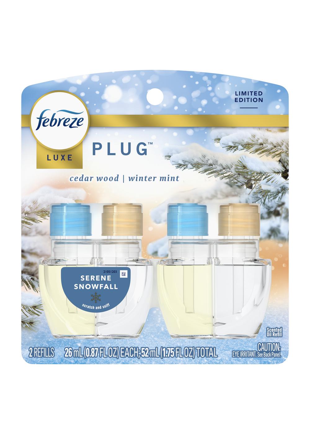 Febreze Limited Edition Luxe Plug Scented Oil Refill - Serene Snowfall; image 1 of 2