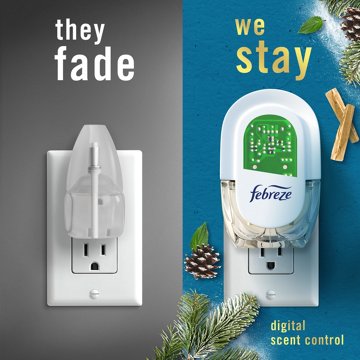 Febreze Limited Edition Luxe Plug Scented Oil Refill - Serene Snowfall, 2 ct