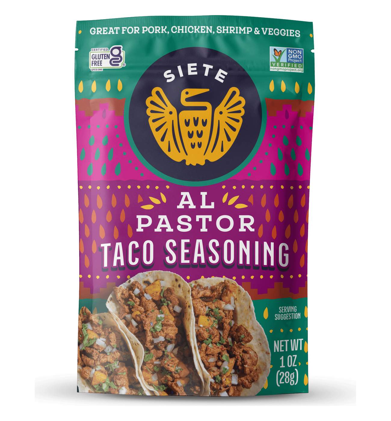 Siete Al Pastor Taco Seasoning; image 1 of 5