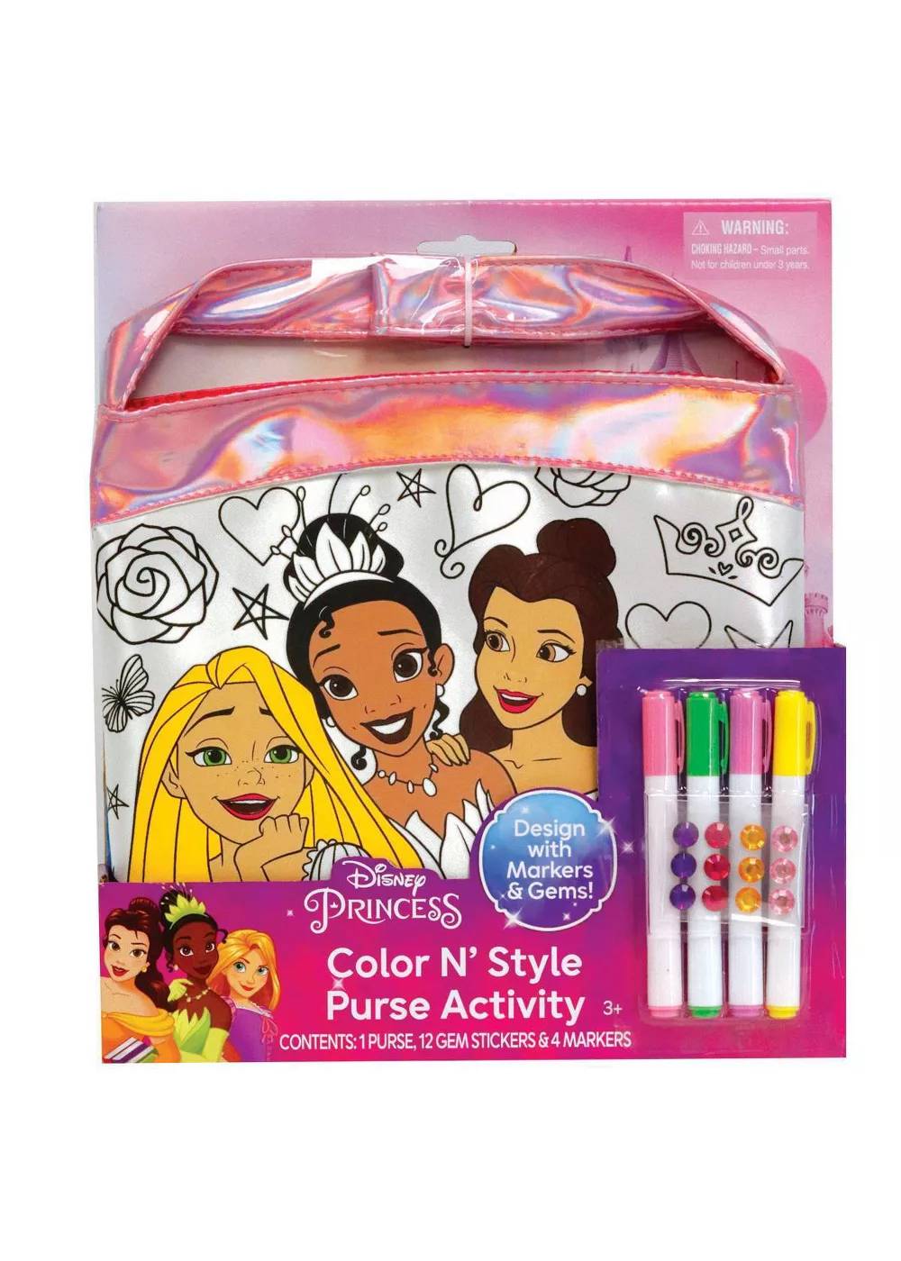 Disney Princess Color N' Style Purse Activity; image 1 of 3