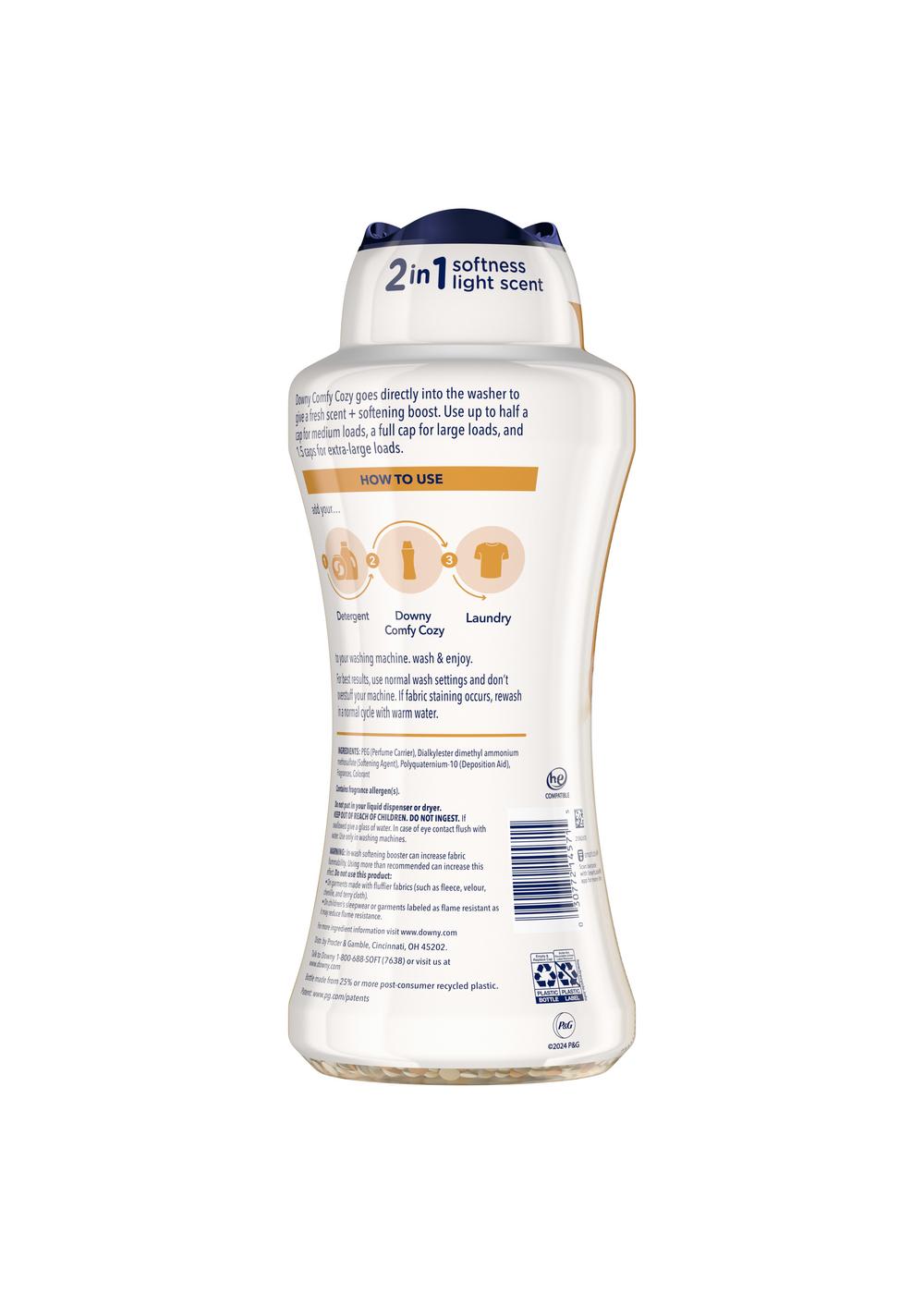 Downy In-Wash Softening Booster Scent Beads - Comfort Cozy + Toasted Vanilla; image 2 of 4