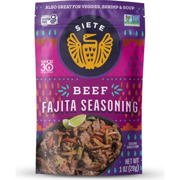 Siete Beef Fajita Seasoning, 1 oz