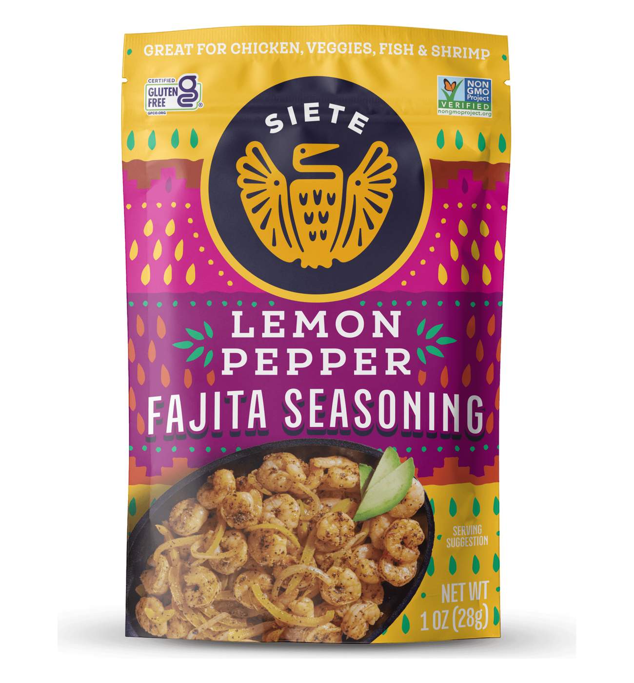 Siete Lemon Pepper Fajita Seasoning; image 1 of 5