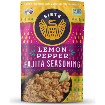 Siete Lemon Pepper Fajita Seasoning, 1 oz