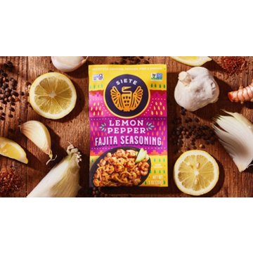 Siete Lemon Pepper Fajita Seasoning, 1 oz