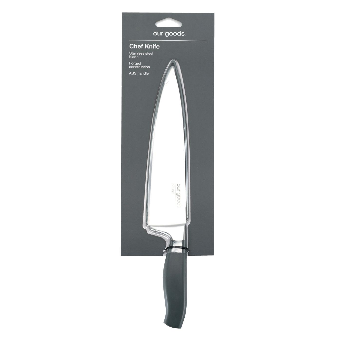 our goods Chef Knife with Sheath; image 1 of 3