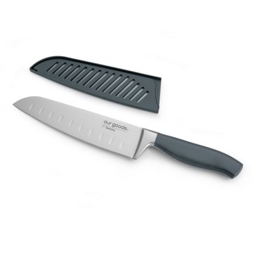 our goods Santoku Knife with Sheath, 7''