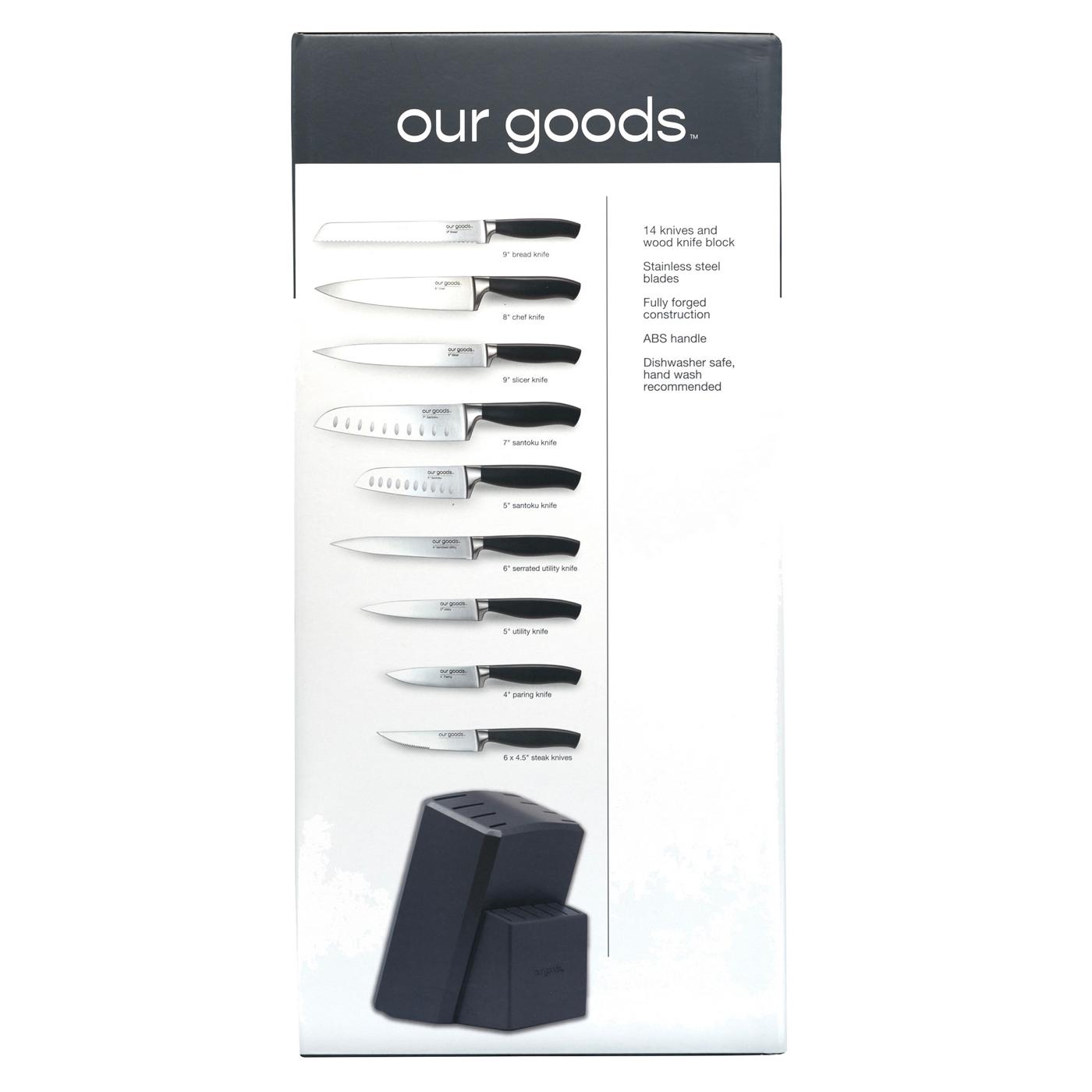 our goods Cutlery Set with Knife Block; image 5 of 5