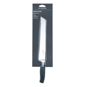 our goods Bread Knife with Sheath, 9''
