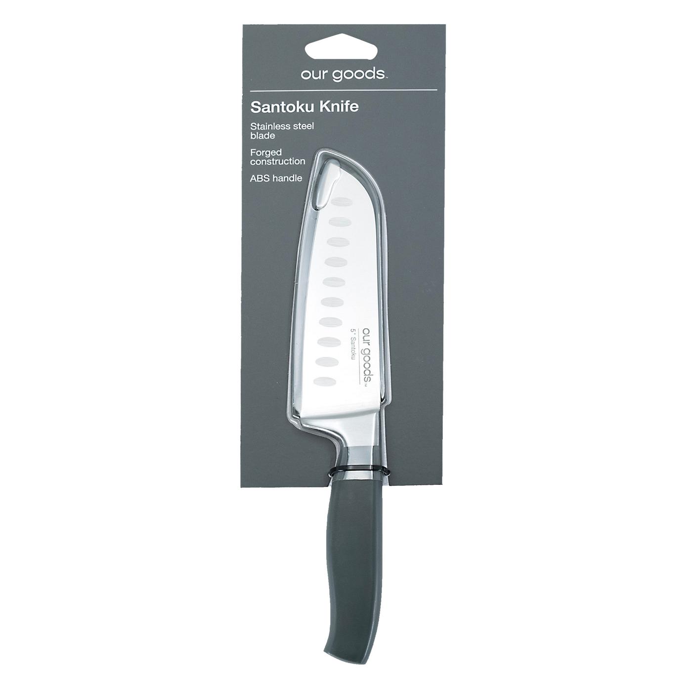 our goods Santoku Knife with Sheath; image 1 of 3