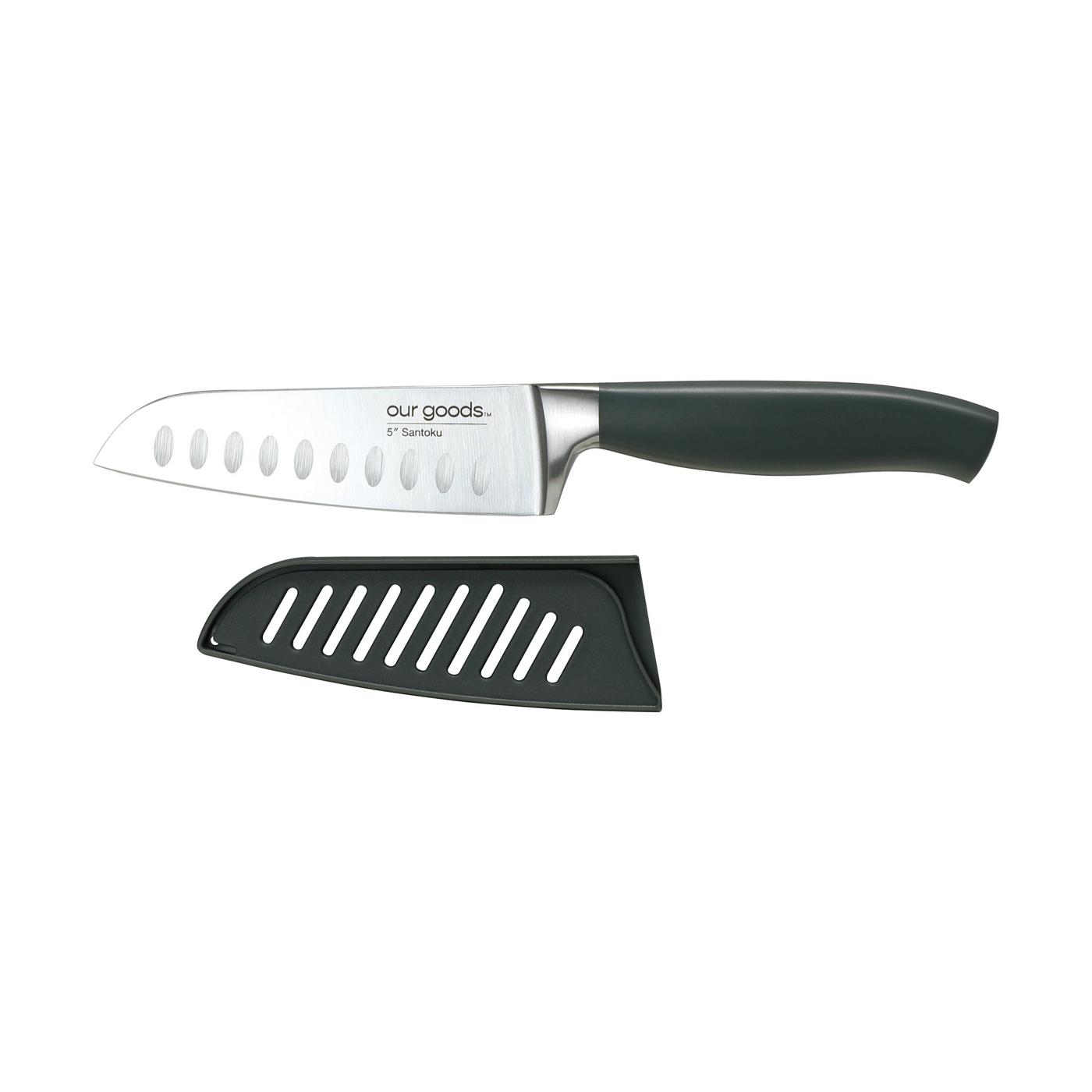 our goods Santoku Knife with Sheath; image 2 of 3