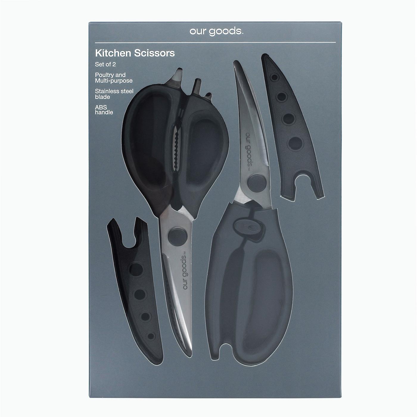 our goods Multi-purpose Kitchen Scissors Set; image 1 of 2