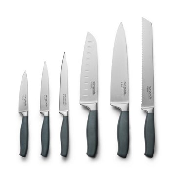 our goods Cutlery Set with Knife Block, 7 pc