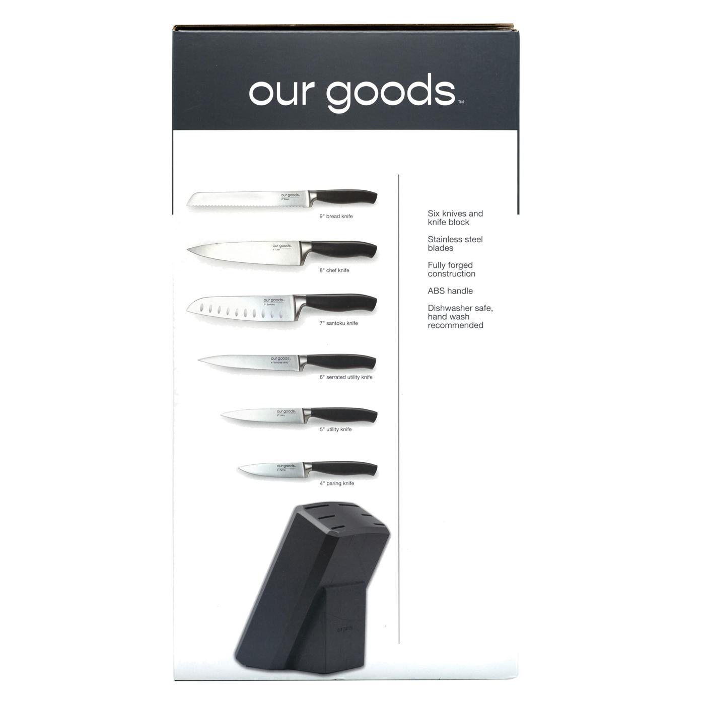 our goods Cutlery Set with Knife Block; image 5 of 5