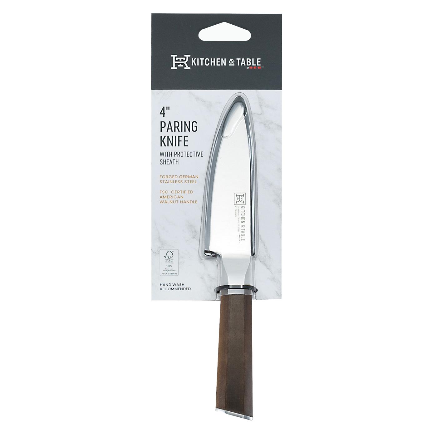 Kitchen & Table by H-E-B Paring Knife With Sheath; image 1 of 3