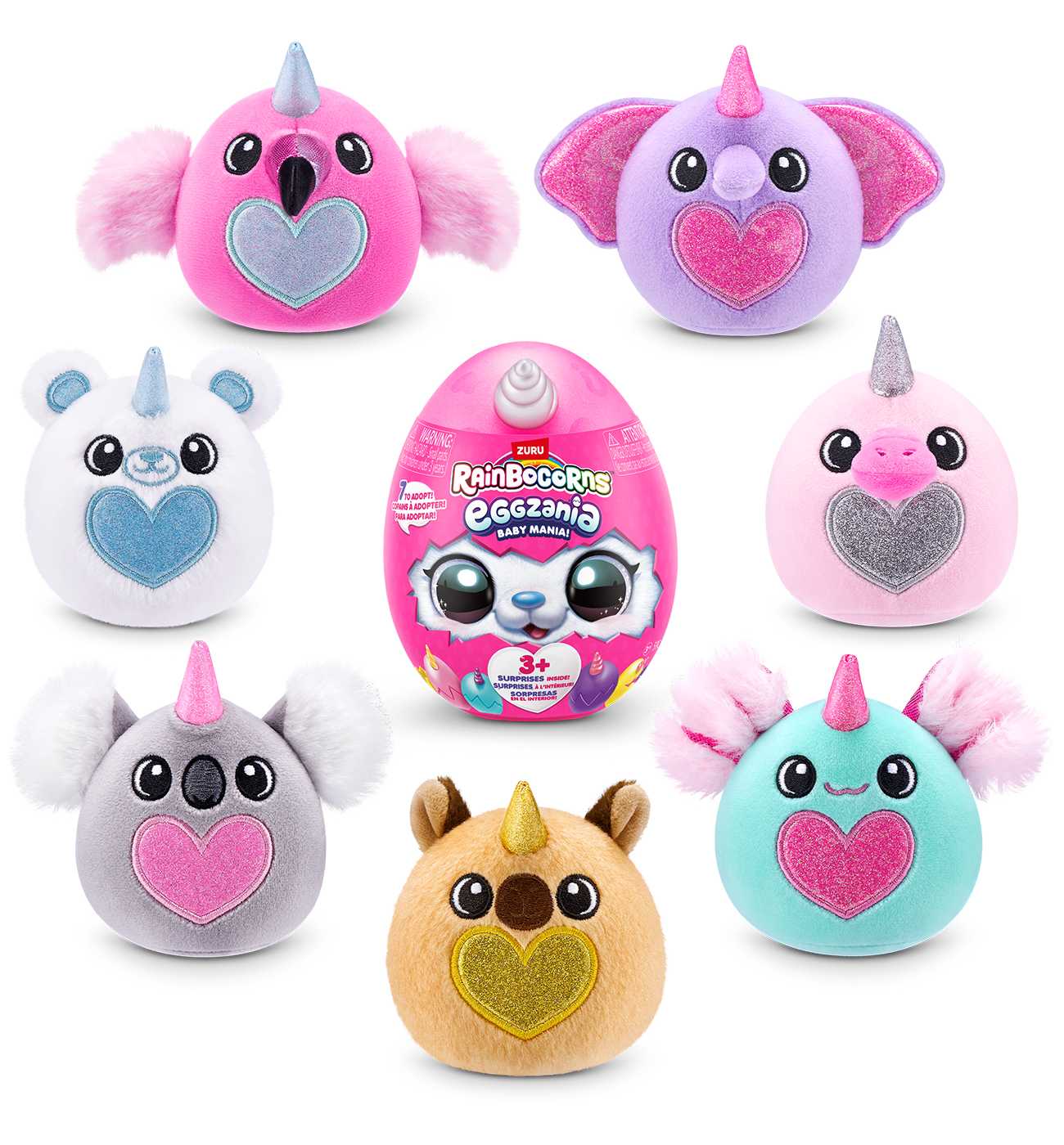Oeuf Surprise Paques Rainbocorns Eggzania Mini Mania - Œuf à