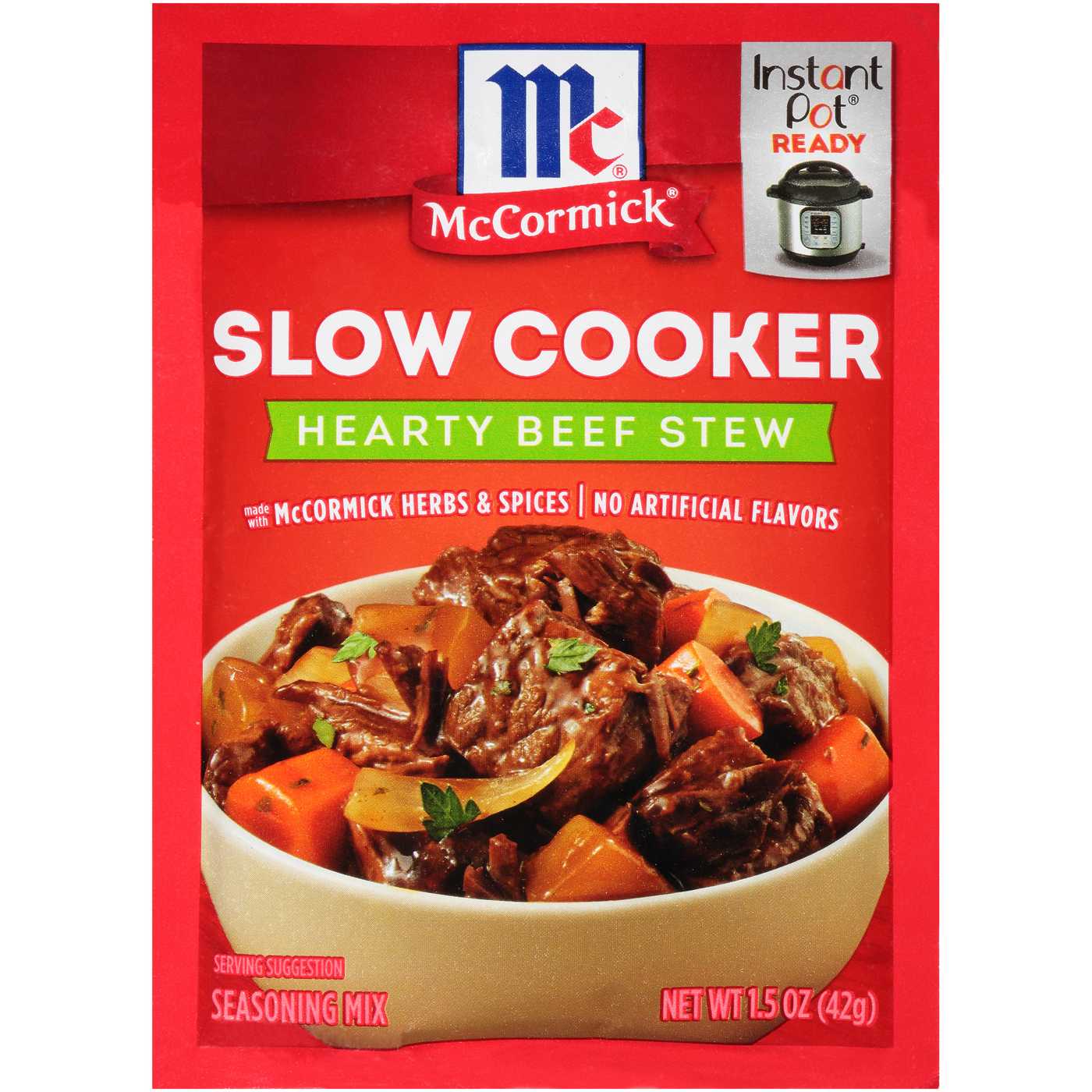 McCormick Slow Cooker Hearty Beef Stew Seasoning Mix; image 1 of 9