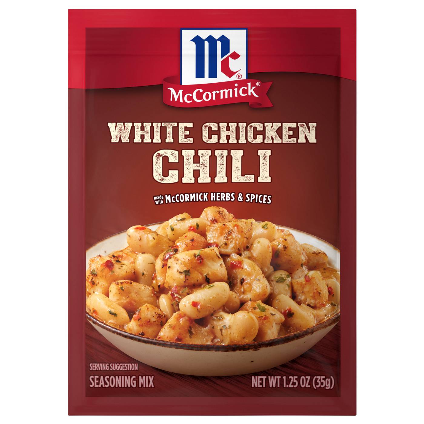 McCormick White Chicken Chili Seasoning Mix; image 1 of 9