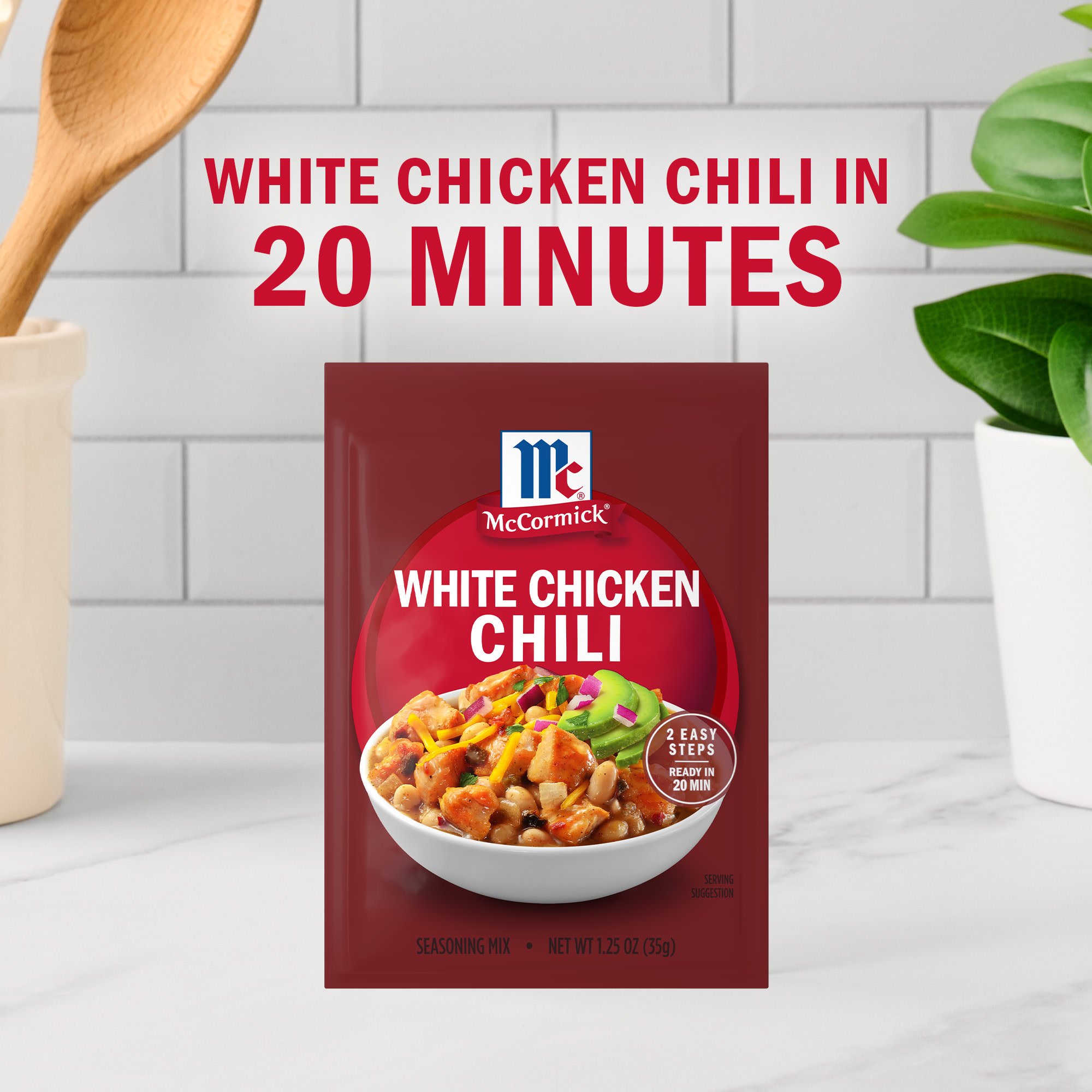 McCormick White Chicken Chili Seasoning Mix Shop Spice mixes at