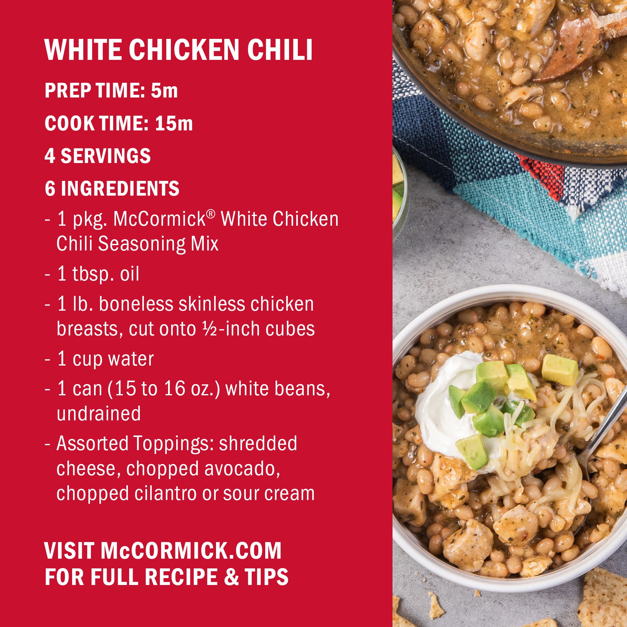 Chili Seasoning Mix Mccormick White Chicken Chili Copycat