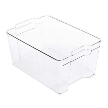 Smart Design Tall Fridge Storage Bin, 8" x 12"