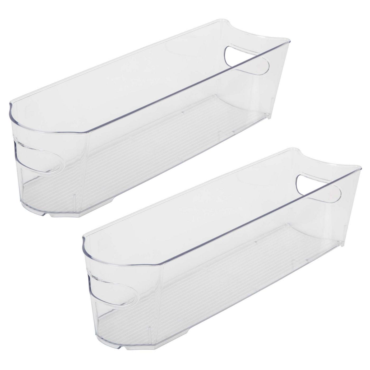 Smart Design Narrow Fridge Storage Bins, 2 Pk; image 1 of 3