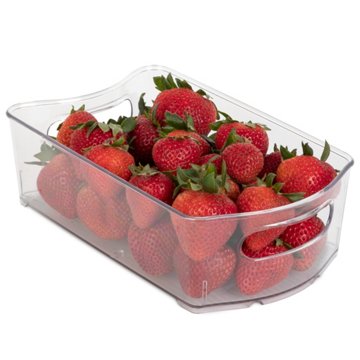 Smart Design Fridge Storage Bins, 3 Pk, 6" x 10"