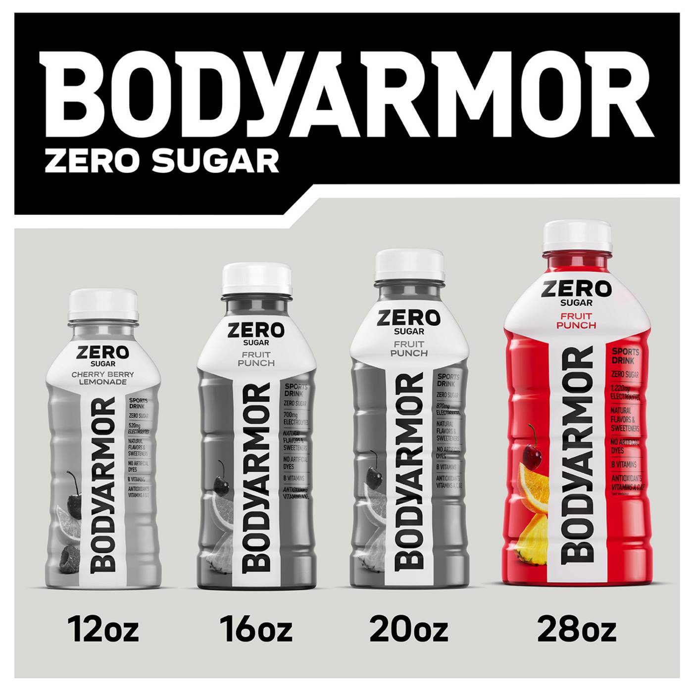 BODYARMOR Zero Sugar Sports Drink - Lemon Lime; image 2 of 7