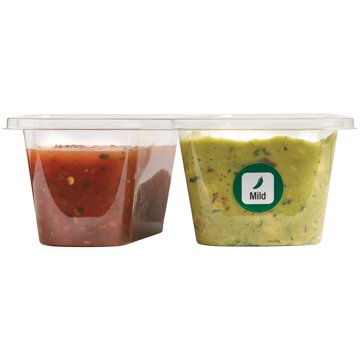 H-E-B Fresh Guacamole & Salsa Combo - Mild, 20 oz