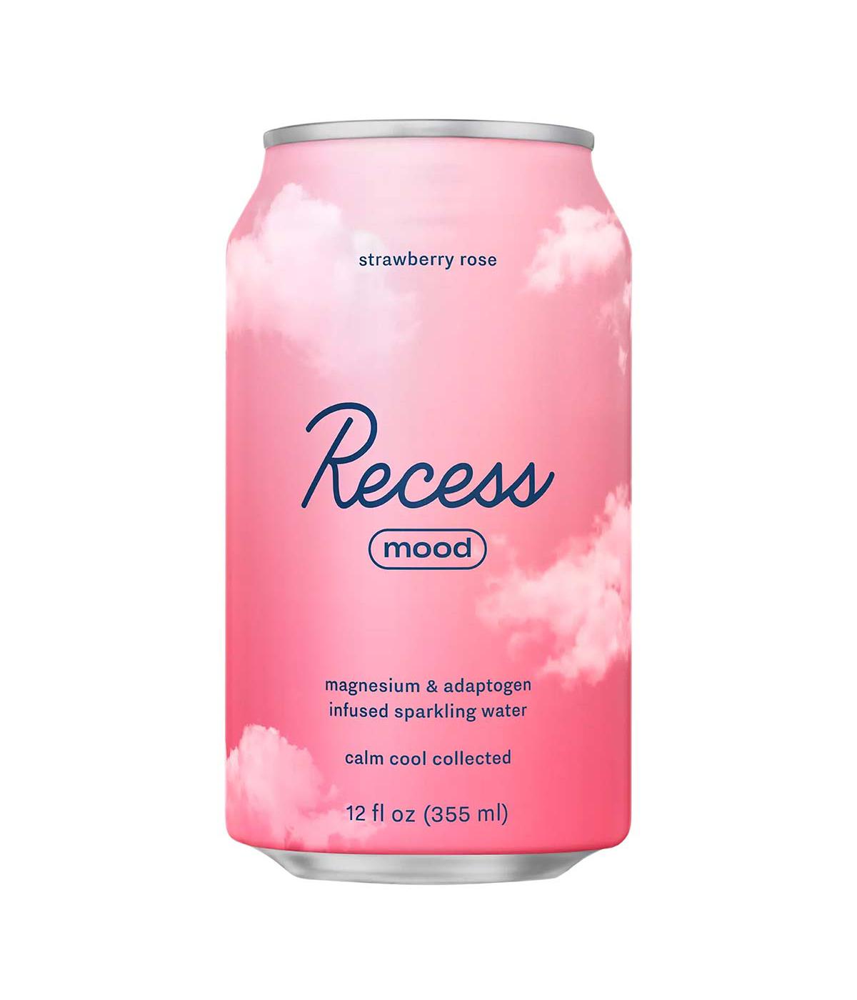 Recess Mood Strawberry Rose Sparkling Water 6 pk Cans; image 3 of 3