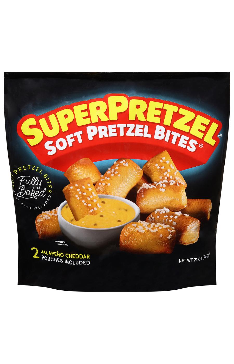 SUPERPRETZEL Soft Pretzel Bites - Jalapeno Cheddar; image 1 of 3