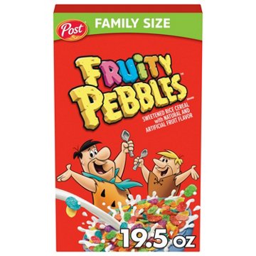 Post Fruity Pebbles Cereal - Family Size
