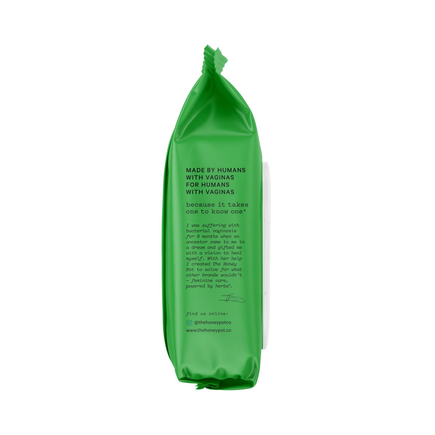 The Honey Pot Intimate Wipes - Sensitive with Cucumber Aloe; image 2 of 7