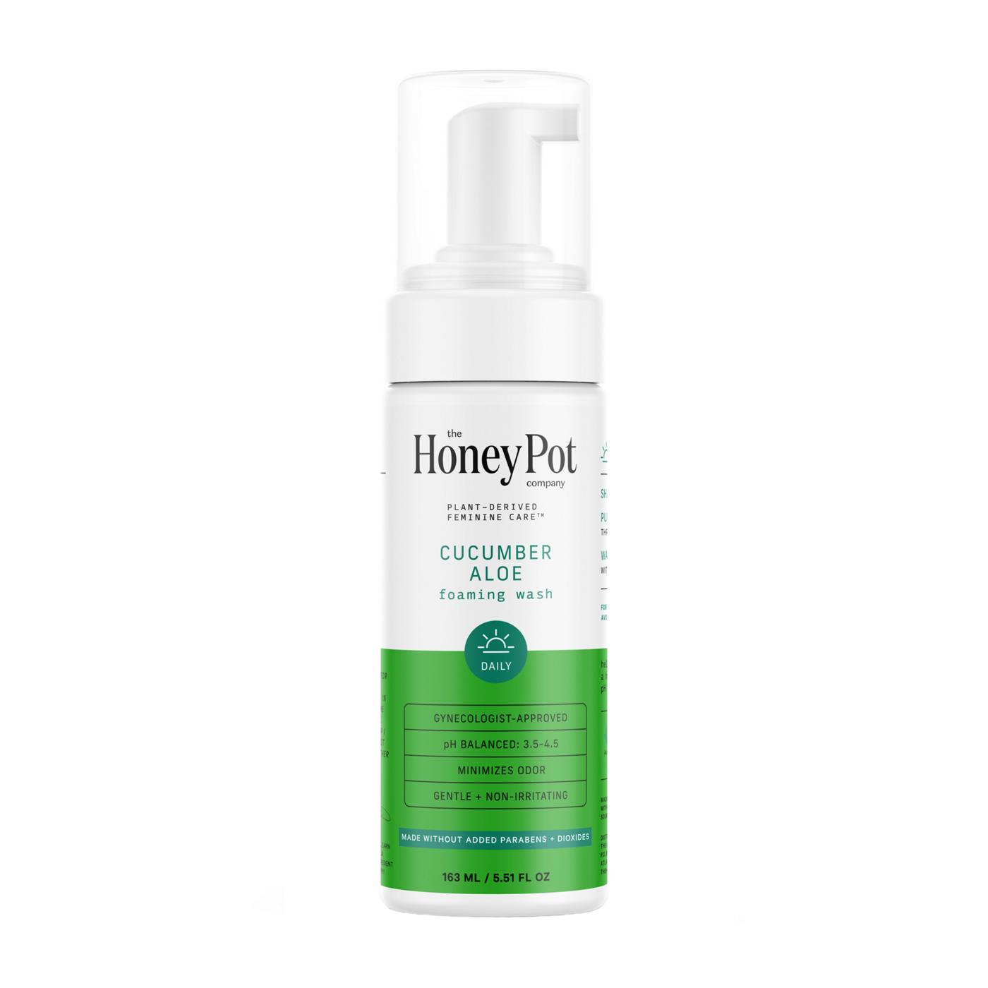 The Honey Pot Intimate Foaming Wash - Sensitive with Cucumber & Aloe; image 1 of 5