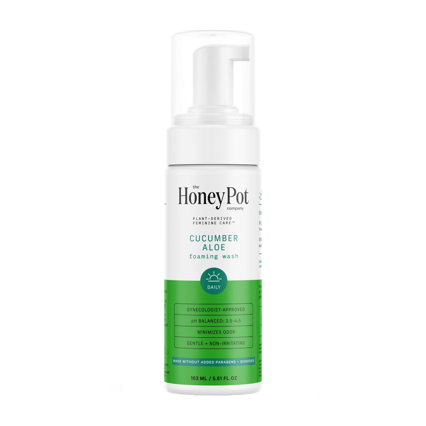 The Honey Pot Daily Foaming Wash - Cucumber & Aloe; image 1 of 3