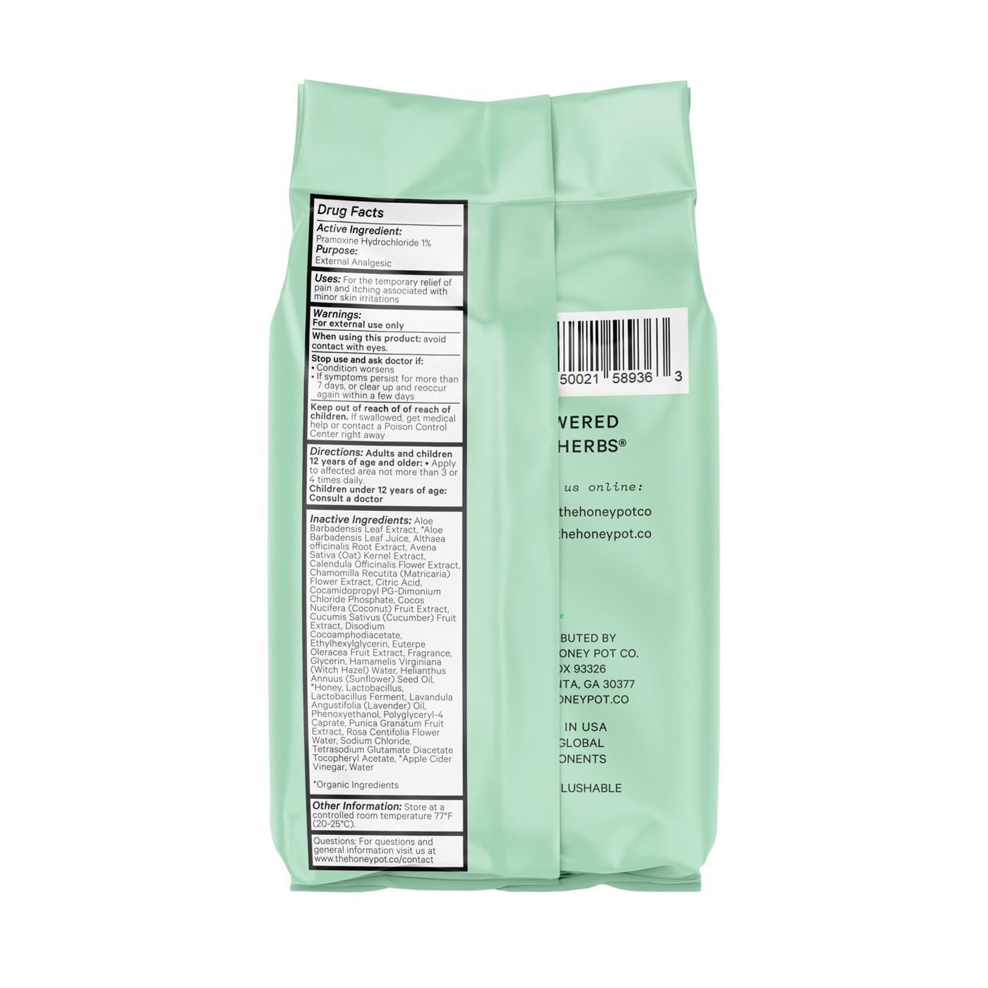 The Honey Pot Anti-Itch Soothing Wipes; image 2 of 4