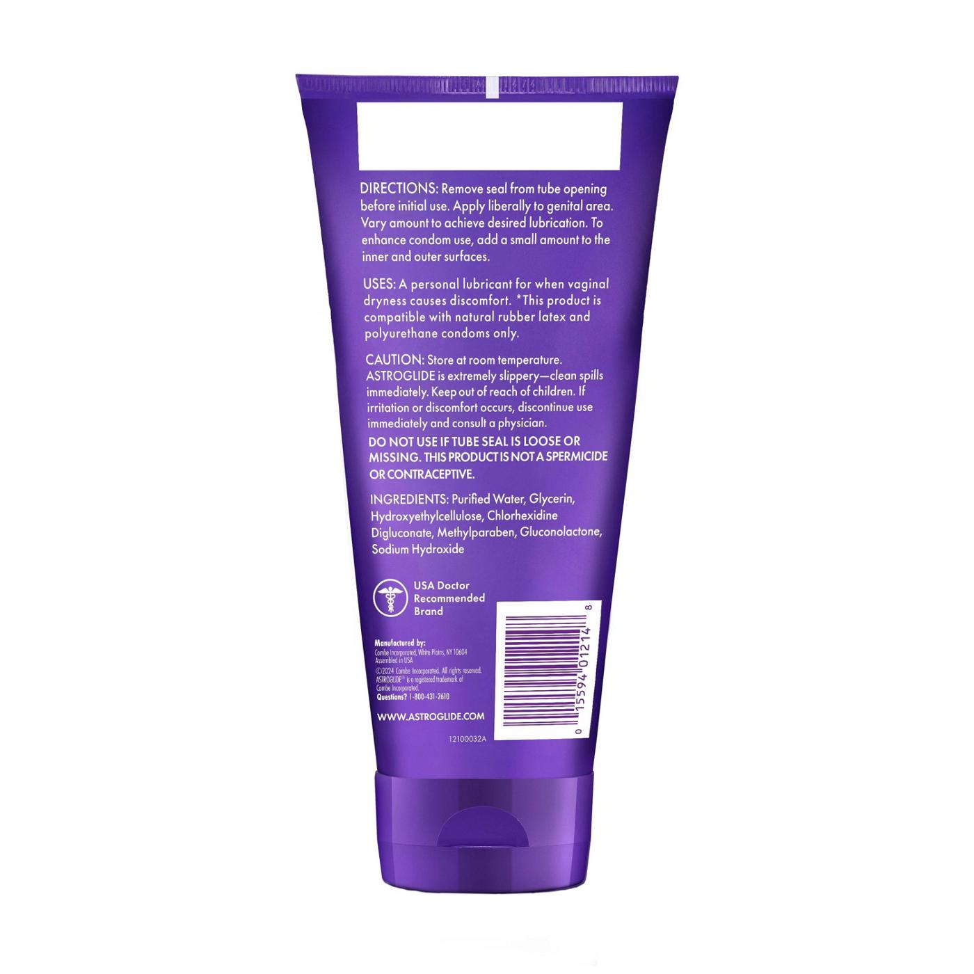 Astroglide Water-Based Gel Personal Lubricant; image 2 of 2