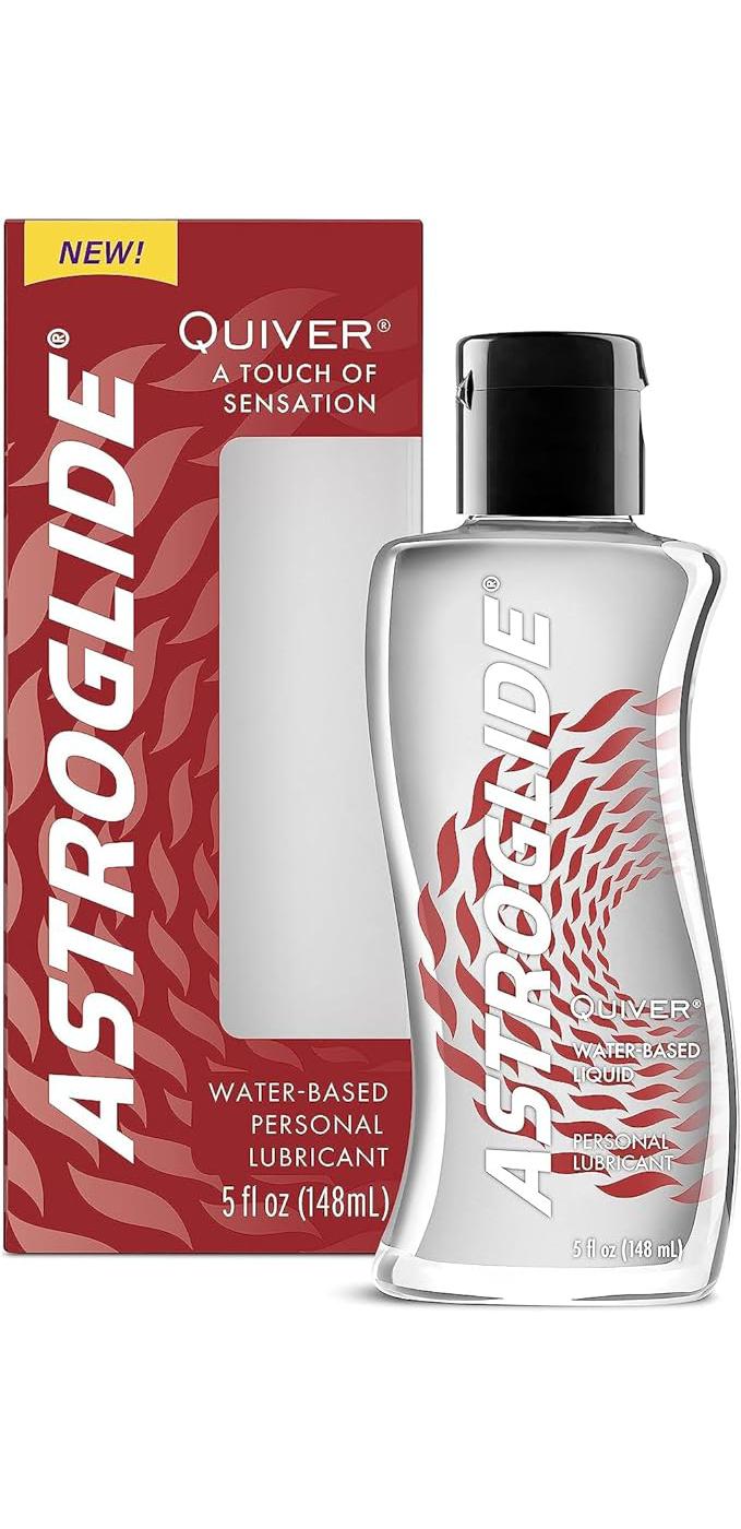 Astroglide Quiver Water-Based Personal Lubricant; image 2 of 2