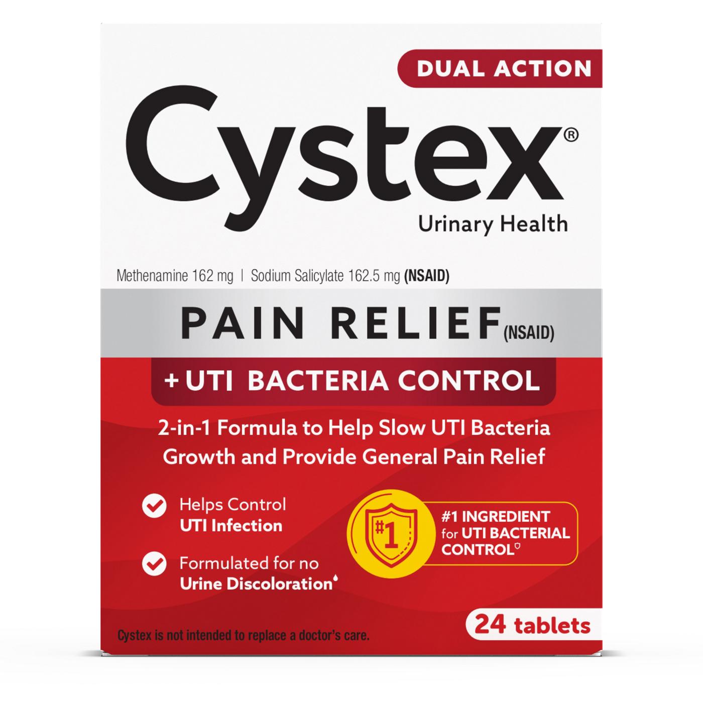 Cystex UTI Pain Relief Tablets; image 1 of 2