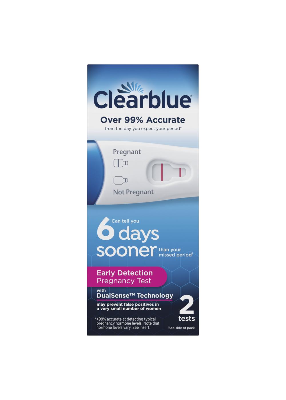 Clearblue Early Detection Pregnancy Test; image 1 of 4