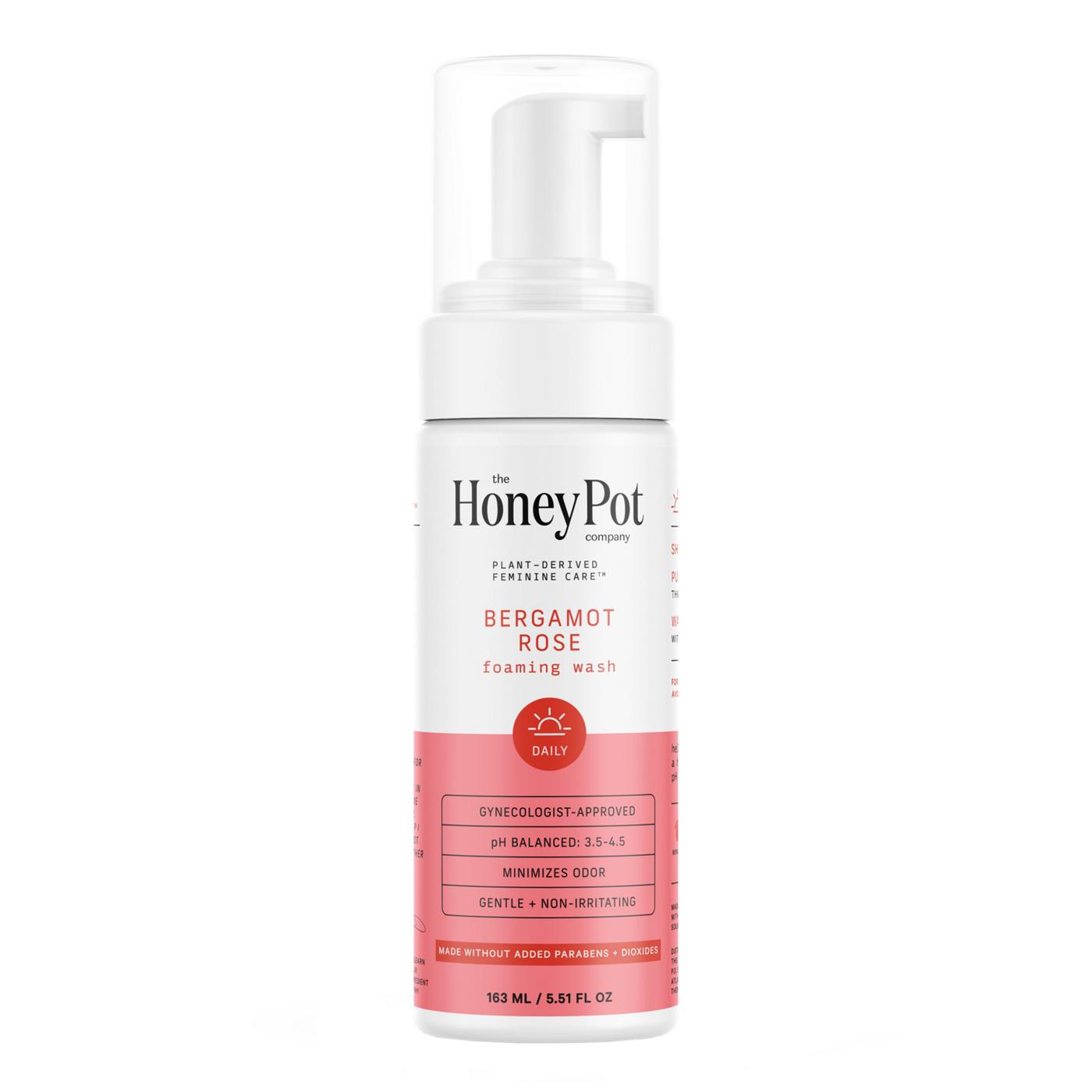 The Honey Pot Intimate Foaming Wash - Sensitive with Rosewater; image 1 of 6