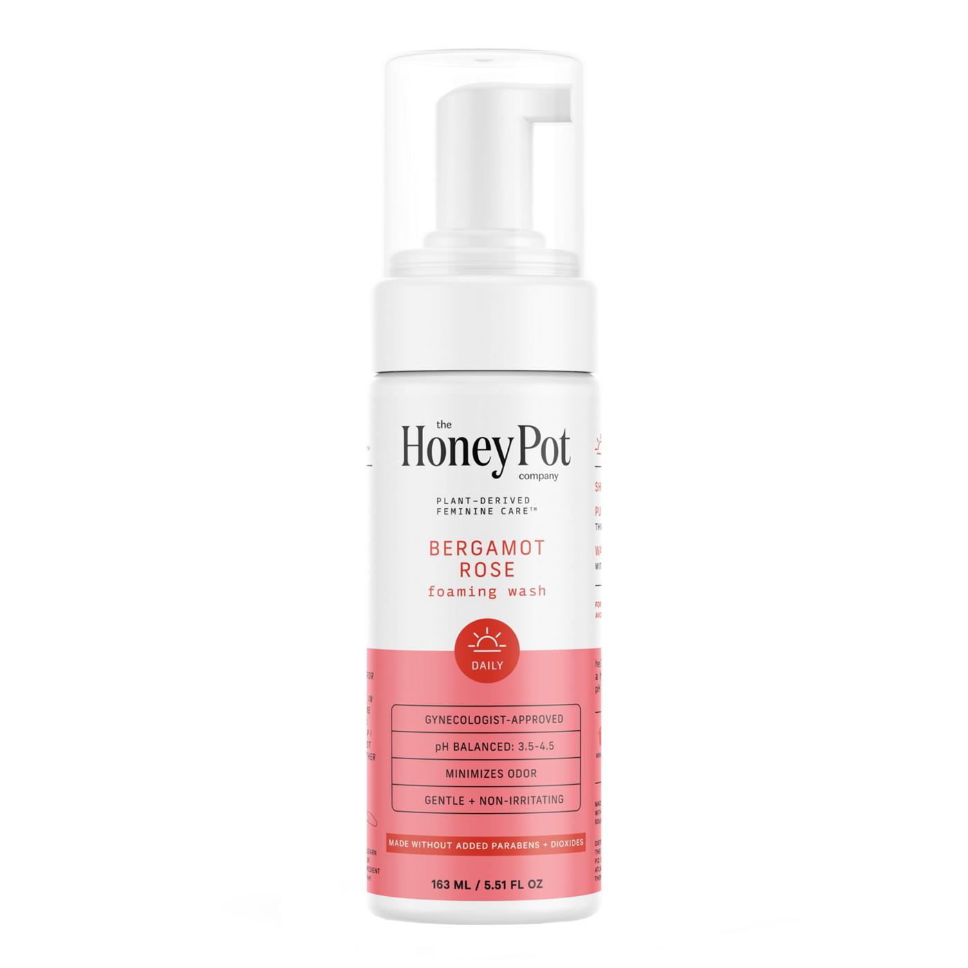 The Honey Pot Foaming Wash - Bergamot Rose; image 1 of 3