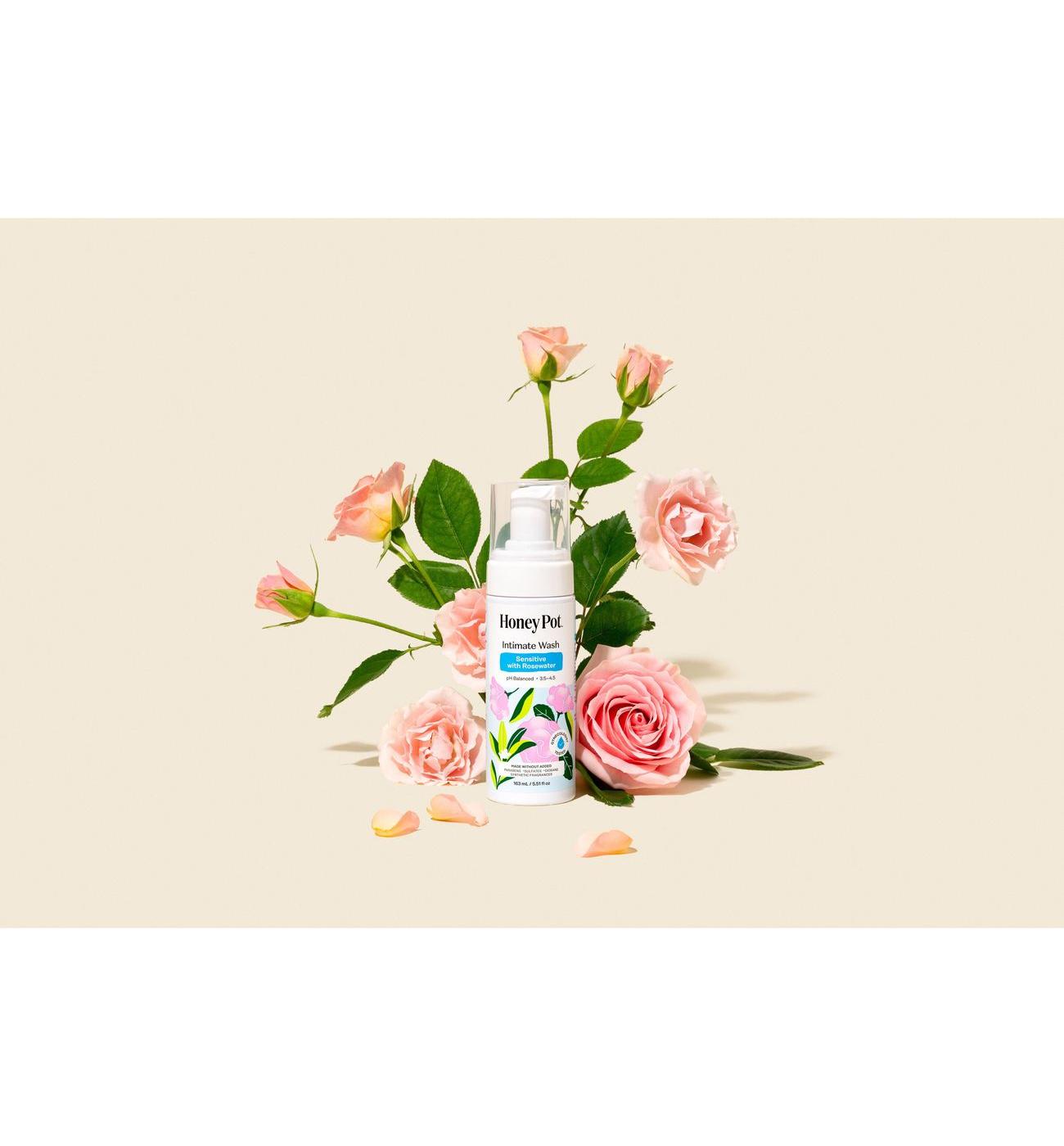 The Honey Pot Intimate Foaming Wash - Sensitive with Rosewater; image 6 of 6